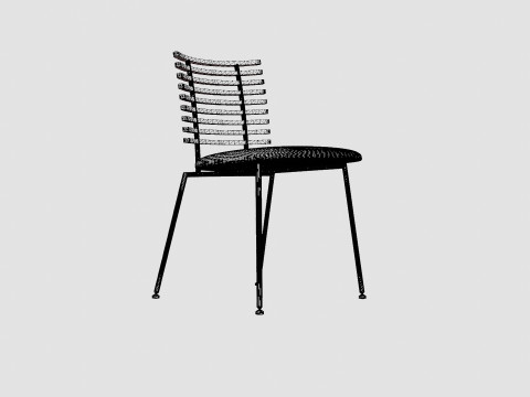 Naver Tiger Chair without Armrest 3D Model