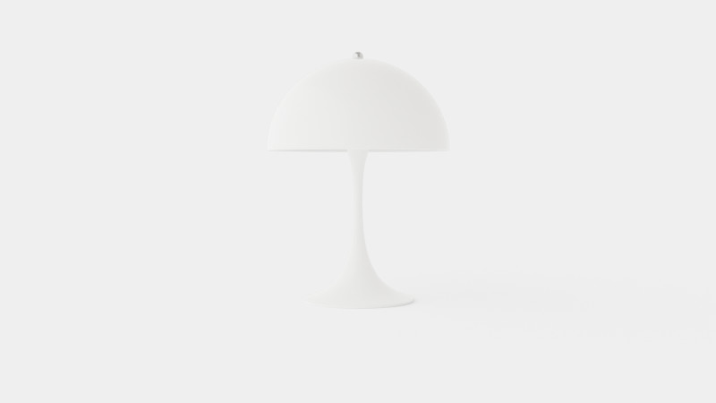 Panthella 320 Table Lamp 3D Model .c4d .max .obj .3ds .fbx .stl .blend 