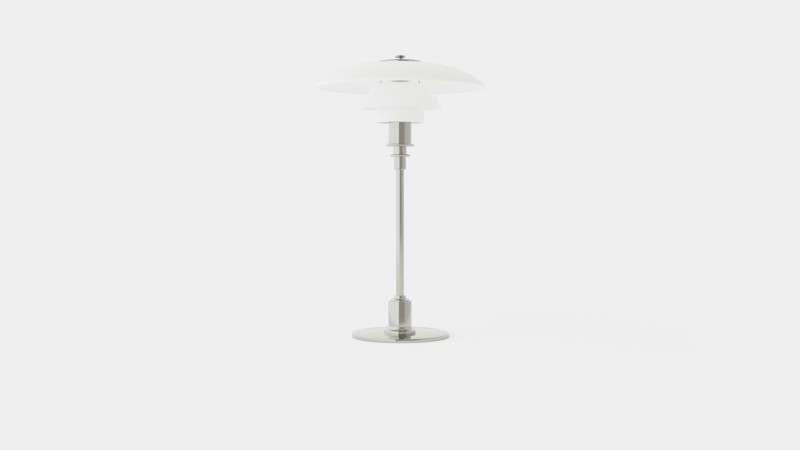 PH 3 2 Table Lamp 3D Model .c4d .max .obj .3ds .fbx .stl .blend 
