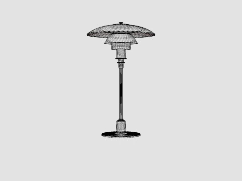 PH 3 2 Table Lamp 3D Model