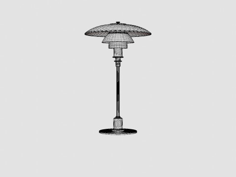 PH 3 2 Table Lamp 3D Model