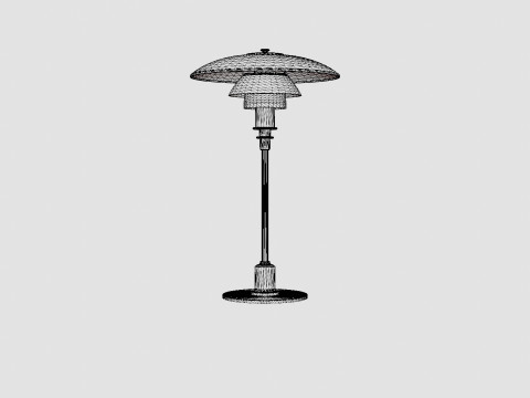 PH 3 2 Table Lamp 3D Model