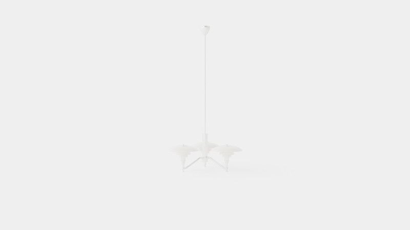 PH Academy Ceiling Lamp 3D Модель .c4d .max .obj .3ds .fbx .stl .blend 