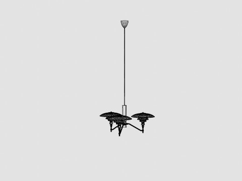 PH Academy Ceiling Lamp 3D Модель