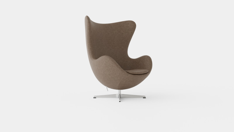 The Egg by Arne Jacobsen Chair 3D मॉडल .c4d .max .obj .3ds .fbx .stl .blend 