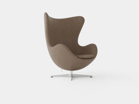 Arne Jacobsen 设计的&ldquo;鸡蛋&rdquo;椅子 3D 模型