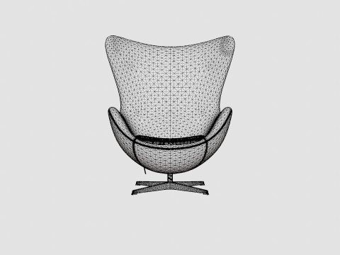 The Egg by Arne Jacobsen Chair 3D मॉडल