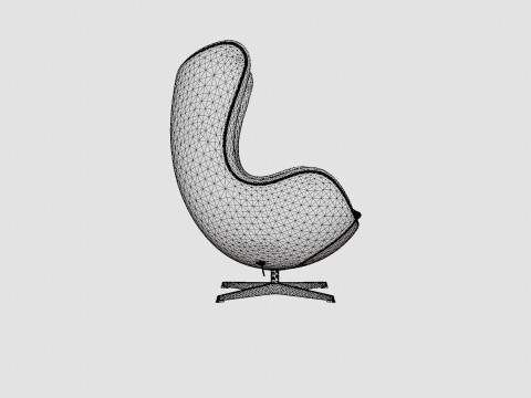 The Egg by Arne Jacobsen Chair 3D मॉडल