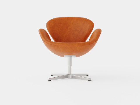The Swan by Arne Jacobsen Chair 3D Model