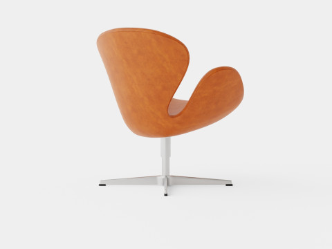 The Swan by Arne Jacobsen Chair 3D Model