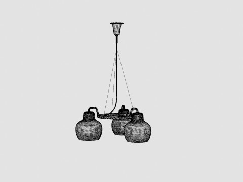 VL Ring Crown 3 Pendant Lamp 3D Model