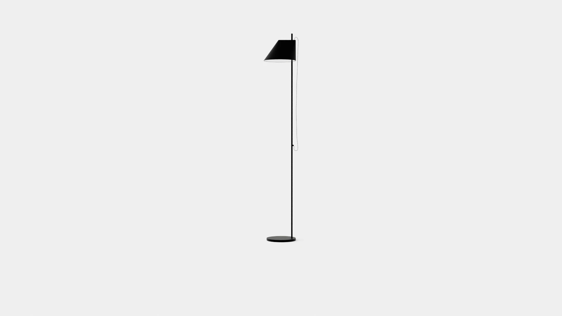 Yuh Floor Lamp 3D Model .c4d .max .obj .3ds .fbx .stl .blend 