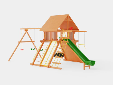 Rainbow Castle Pkg II 3D Model
