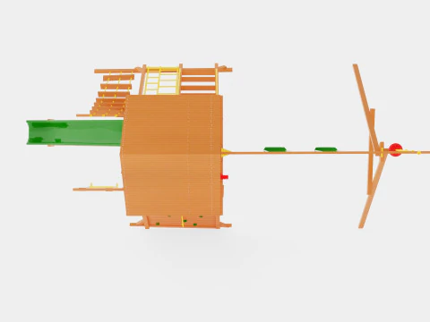 Rainbow Castle Pkg II 3D Model