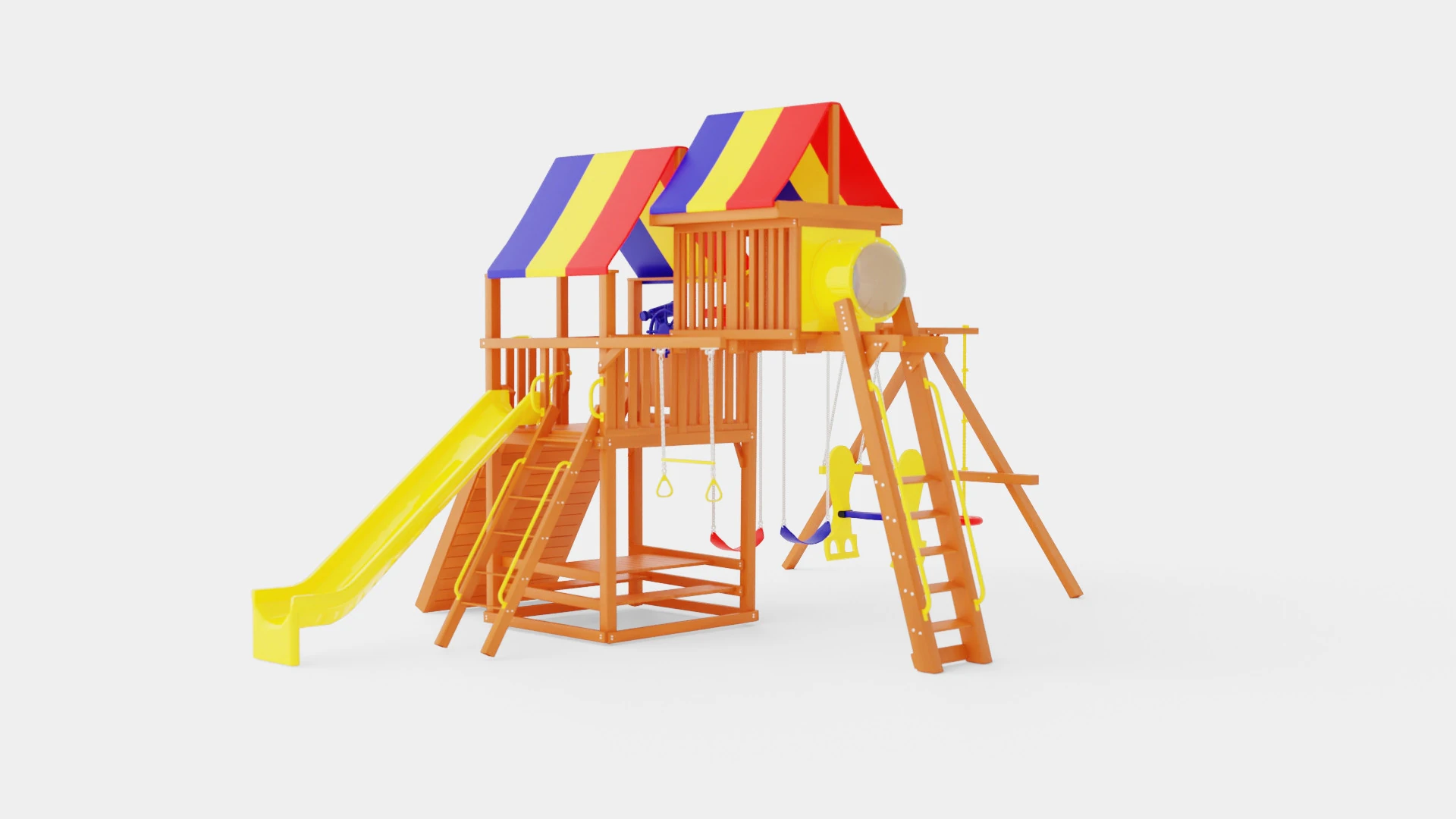 Sunshine Clubhouse Pkg IV Tons of Bells Whistles With Tarp 3D Model .c4d .max .obj .3ds .fbx .stl .blend 