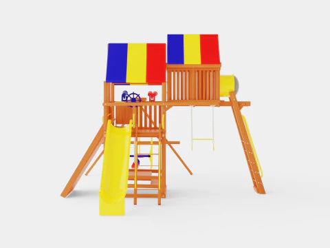 Sunshine Clubhouse Pkg IV Tons of Bells Whistles With Tarp 3D Model