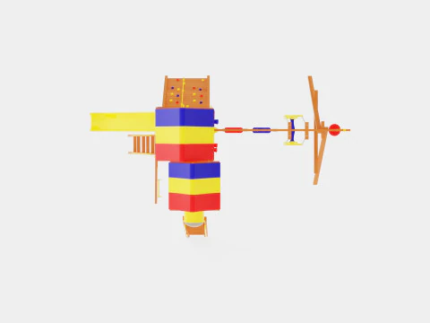 Sunshine Clubhouse Pkg IV Tons of Bells Whistles With Tarp 3D Model