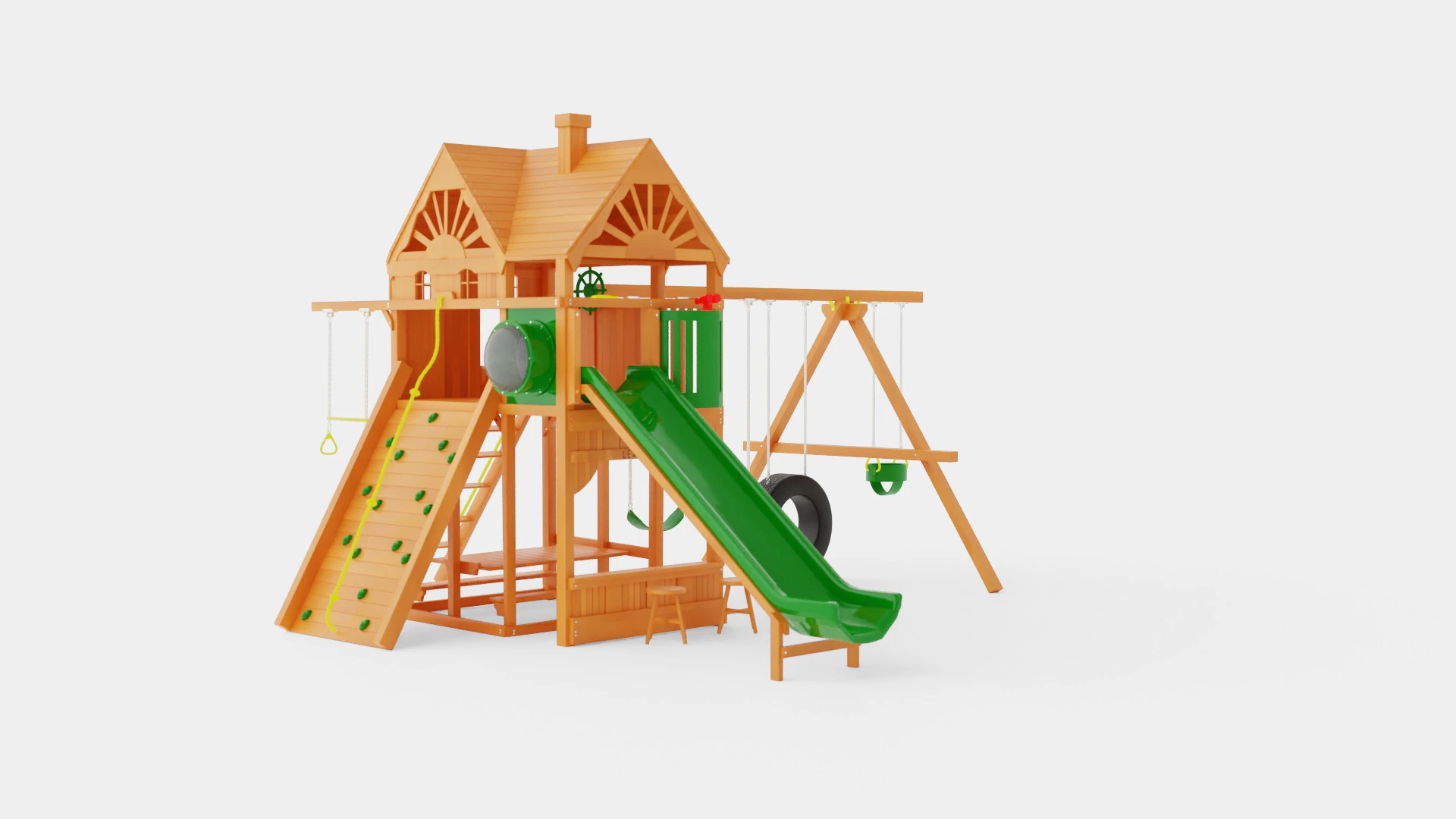 Monster Huckleberry Hideout Pgk II 3D Model .c4d .max .obj .3ds .fbx .stl .blend