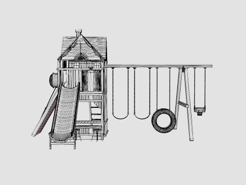 Monster Huckleberry Hideout Pgk II 3D Model