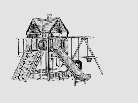 Monster Huckleberry Hideout Pgk II 3D Model