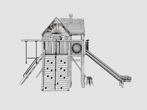Monster Huckleberry Hideout Pgk II 3D Model