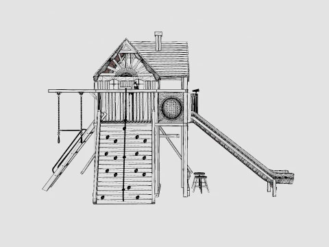 Monster Huckleberry Hideout Pgk II 3D Model