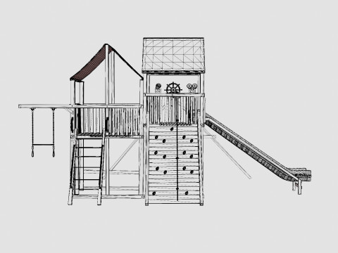 King Kong Clubhouse Pkg II Modello 3D