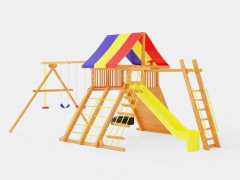 Circus Castle Pkg III Loaded 3D Model