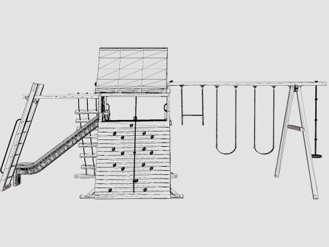 Circus Castle Pkg III Loaded 3D Model