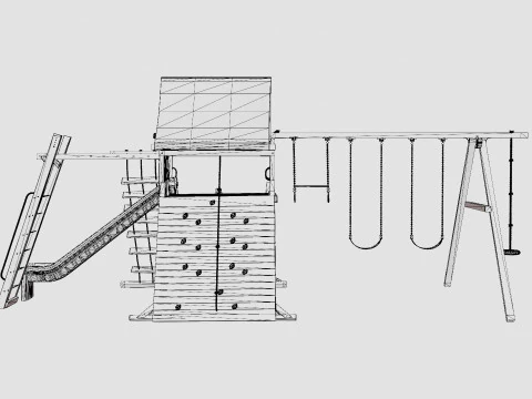 Circus Castle Pkg III Loaded 3D Model