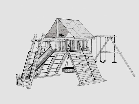 Circus Castle Pkg III Loaded 3D Model