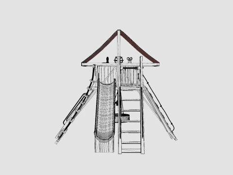 Circus Castle Pkg III Loaded 3D Model