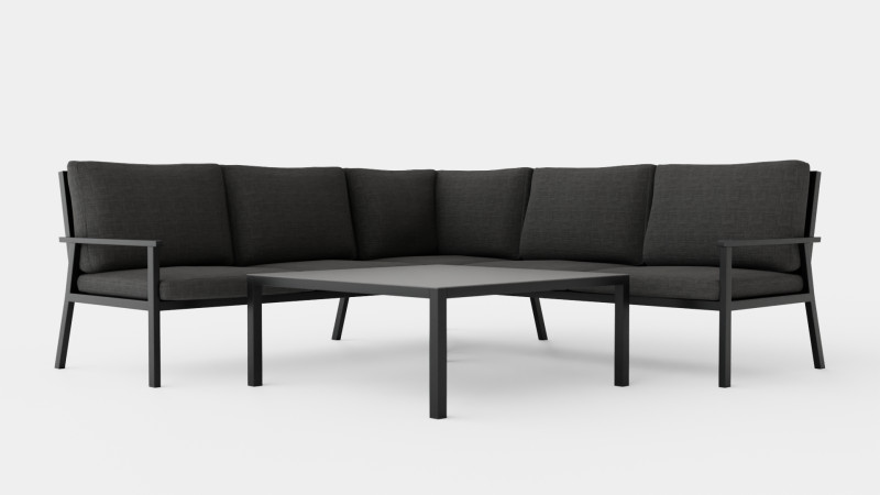 Rana sofa set 3D 模型 .c4d .max .obj .3ds .fbx .stl .blend