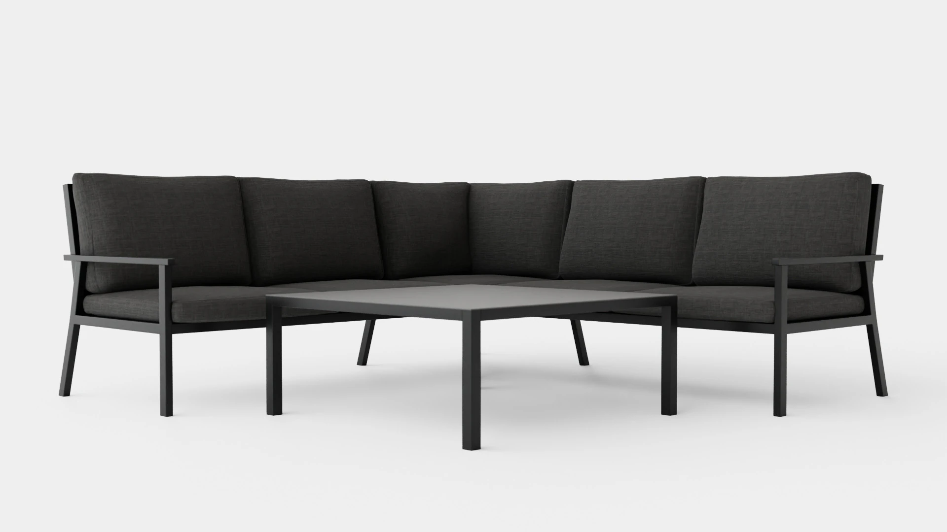 Rana sofa set 3D Model .c4d .max .obj .3ds .fbx .stl .blend 