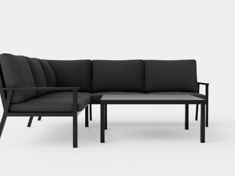 Rana sofa set 3D 模型