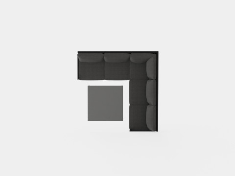 Rana sofa set 3D 模型