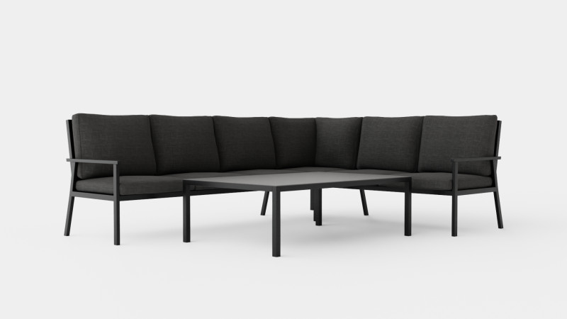 Rana sofa set 3D-Modell .c4d .max .obj .3ds .fbx .stl .blend 
