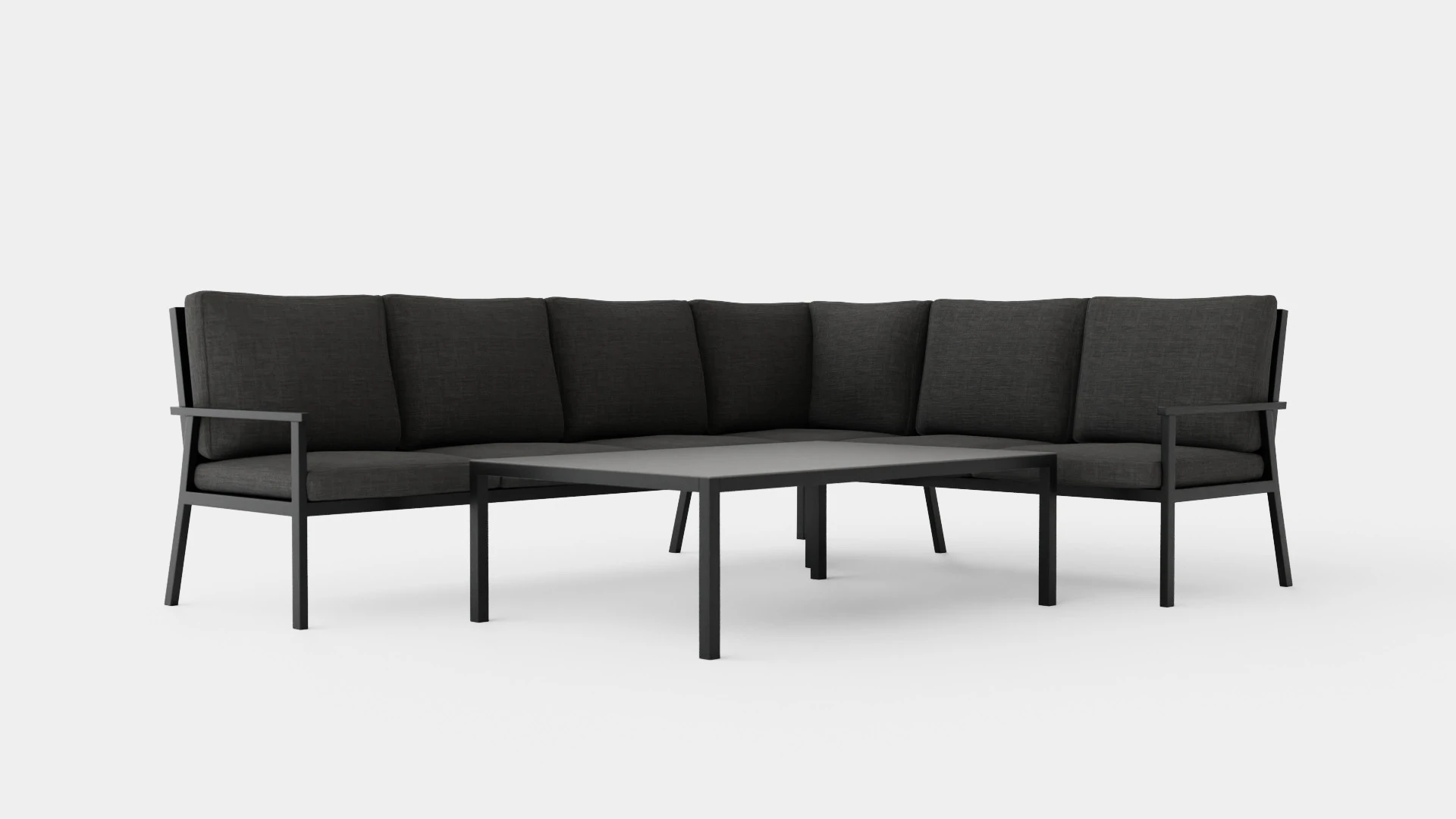 Rana sofa set 3D Model .c4d .max .obj .3ds .fbx .stl .blend