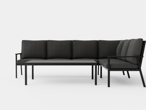 Rana sofa set 3D-Modell