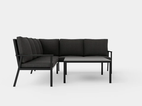 Rana sofa set 3D Model