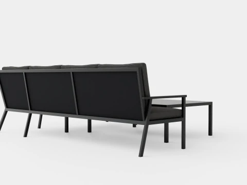 Rana sofa set 3D Model