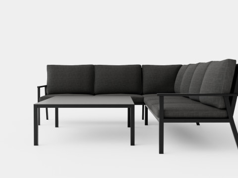Rana sofa set 3D Model
