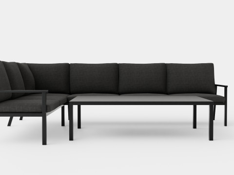 Rana sofa set 3D Model