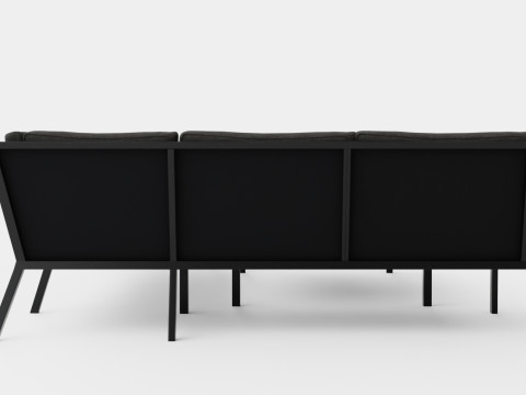 Rana sofa set 3D Model
