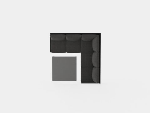 Rana sofa set Model 3D