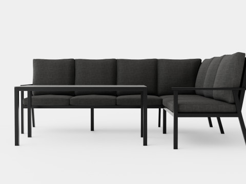 Rana sofa set Model 3D