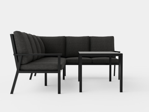 Rana sofa set Model 3D