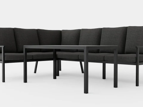 Set divani Rana Modello 3D