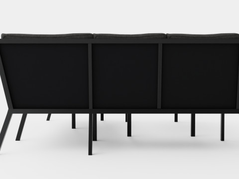 Rana sofa set 3D Model
