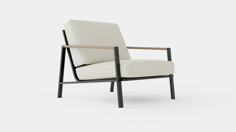 Lyra armchair 3D Model .c4d .max .obj .3ds .fbx .stl .blend 
